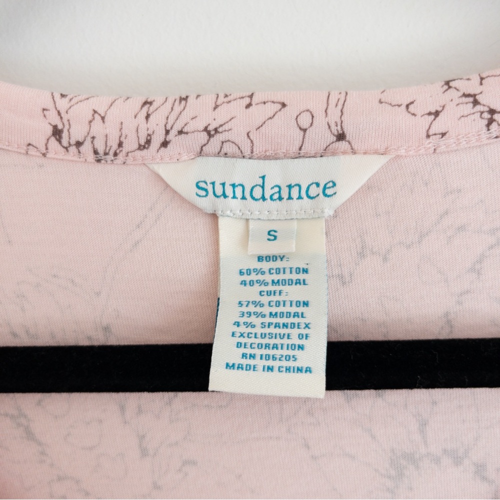Sundance Pink Floral Embroidered Top - Picture 10 of 11